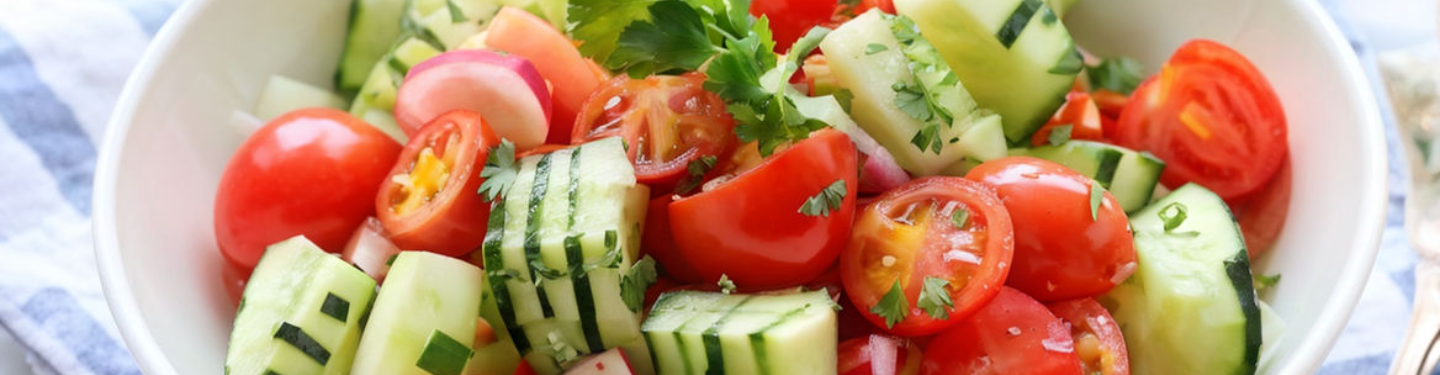 Cucumber Apple Tomato Salad