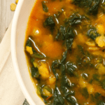 Spinach and Lentil soup