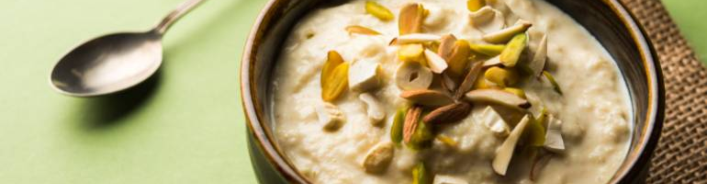 Oats and dates kheer